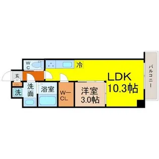 愛知県名古屋市中川区高畑4丁目【マンション】の間取り