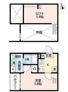 エスペランサ和【1階】の間取り