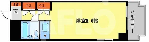 セイワパレス福島【2階】の間取り