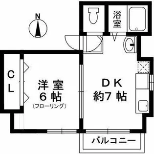 前納ビル【4階】の間取り