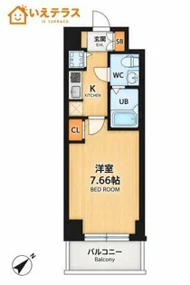 S-RESIDENCE神戸磯上通【10階】の間取り