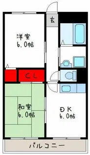 エトワールヴィルR八尾末広町【3階】の間取り