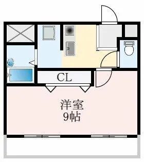 大阪府富田林市喜志町3丁目【マンション】の間取り