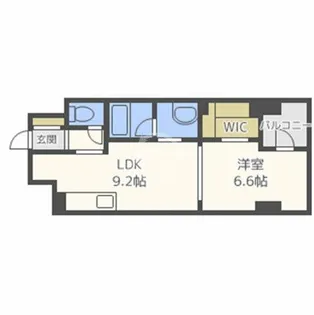 アーデンタワー北堀江【10階】の間取り