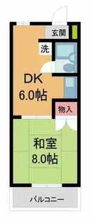 ソレイユ伊丹【2階】の間取り
