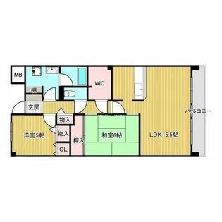 ノール・リヴィエール【1階】の間取り