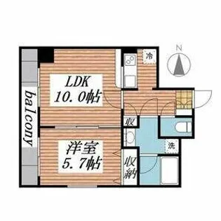 エスポアール千種【5階】の間取り