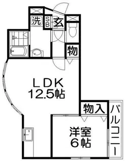 幾野パレーテ【2階】の間取り