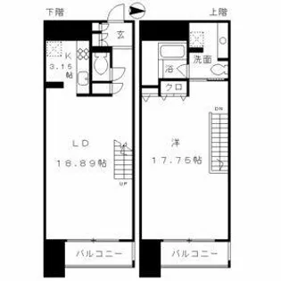 レジディア東桜Ⅱ【11階】の間取り