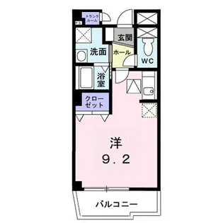 アビターレ草津【1階】の間取り