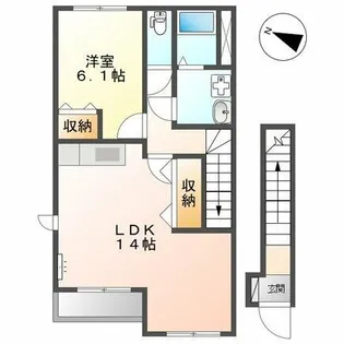 ネーブルソフィア藤江【201号室】の間取り