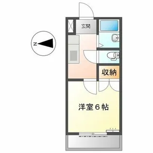 フジメゾンコート【111号室】の間取り