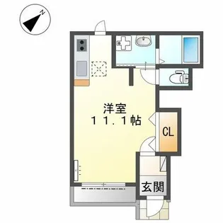エパル【101号室】の間取り