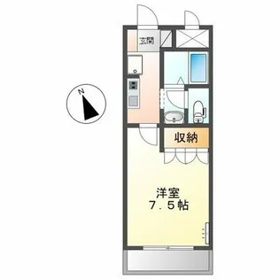 ファインーK【202号室】の間取り