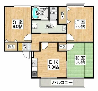 ベルコリーヌ【2階】の間取り