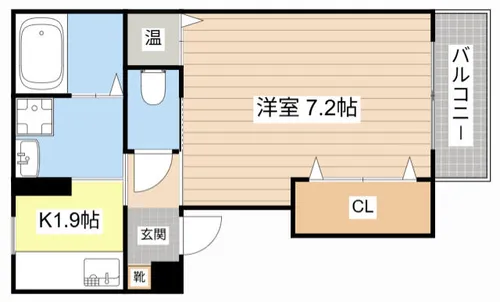 エトワール【201号室】の間取り