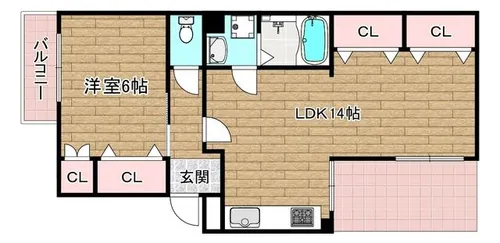 NKハイツ【1階】の間取り