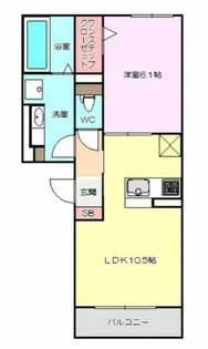 大阪府大阪市城東区東中浜1丁目【マンション】の間取り