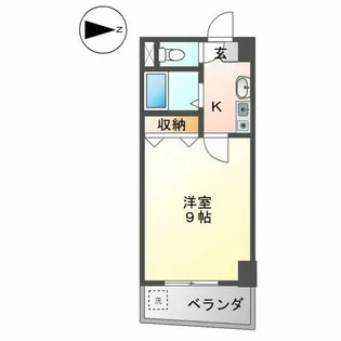 桜マンションII【603号室】の間取り