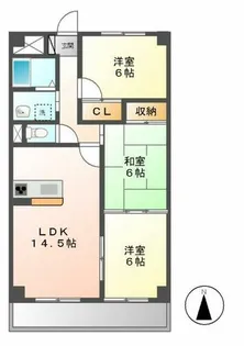 Grace城山(グレース城山)【302号室】の間取り