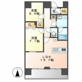 さくらHills ROKUBAN Platinum Residence【5階】の間取り