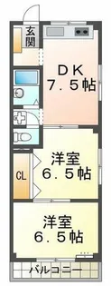 星ヶ丘アパートメント【2階】の間取り