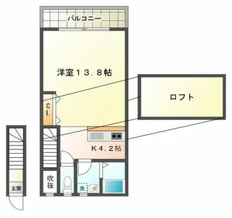 レグルス垂水【2階】の間取り
