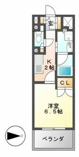 グラン・アベニュー名駅【3階】の間取り