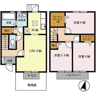 エクセレント【2階】の間取り