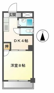 WELL BEING 大須【602号室】の間取り