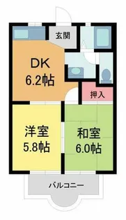 サニーコート岡本【201号室】の間取り