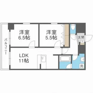 メゾン・デ・ノムラ島之内【8階】の間取り