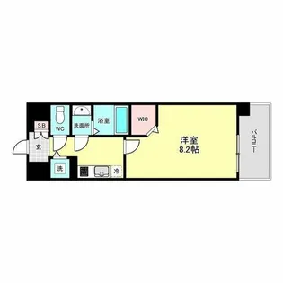 Miragepalace Lotus Life【3階】の間取り