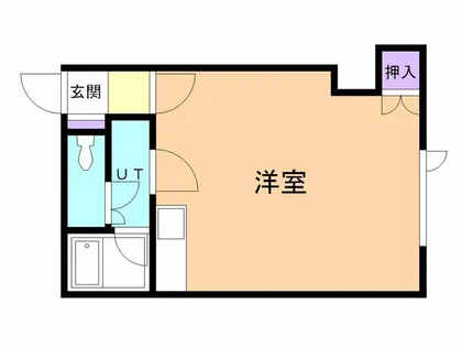 1Rの間取り画像