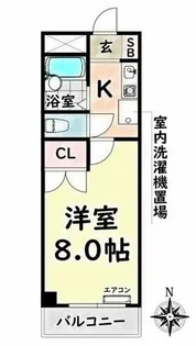 アーバンライフ内浜【101号室】の間取り