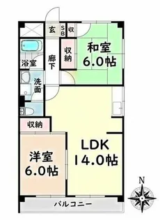 愛知県名古屋市南区桜本町【マンション】の間取り