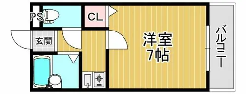 コスモ【4階】の間取り