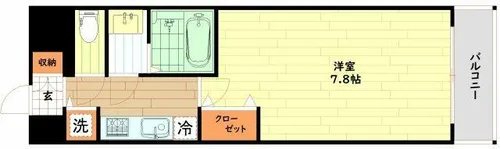 サムティ福島PORTA【9階】の間取り