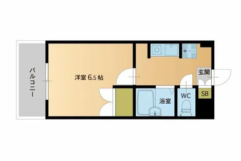 ラフェスタ吉塚【3階】の間取り