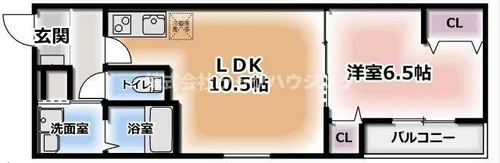 フジパレス門真浜町Ⅱ番館【2階】の間取り