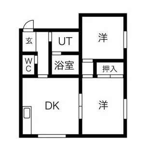 グリーン大功【2階】の間取り