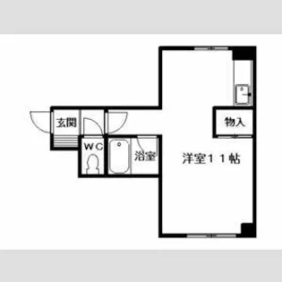 パラシオンN29【3階】の間取り