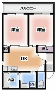 シティライフ保川【3階】の間取り