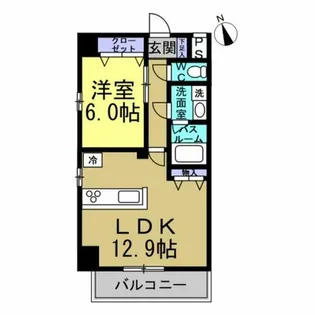 コントレイルりんくう常滑【2階】の間取り