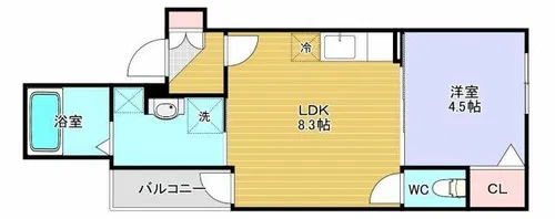 Torebian Nagai【3階】の間取り