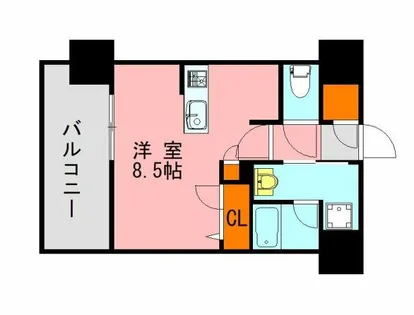 LANDIC M322【7階】の間取り