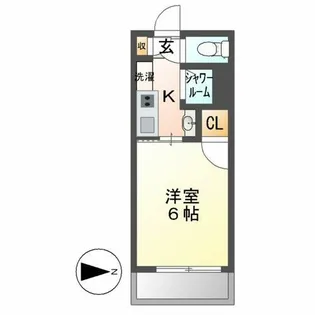 メゾン・ド・ラパン【304号室】の間取り