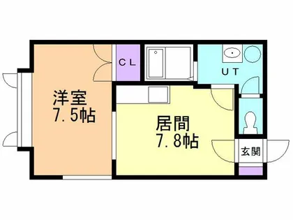 コーポカトレア【102号室】の間取り