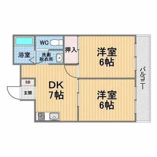 パラシオ【1階】の間取り