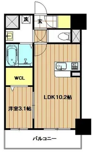 ベルンガーデン林寺【606号室】の間取り